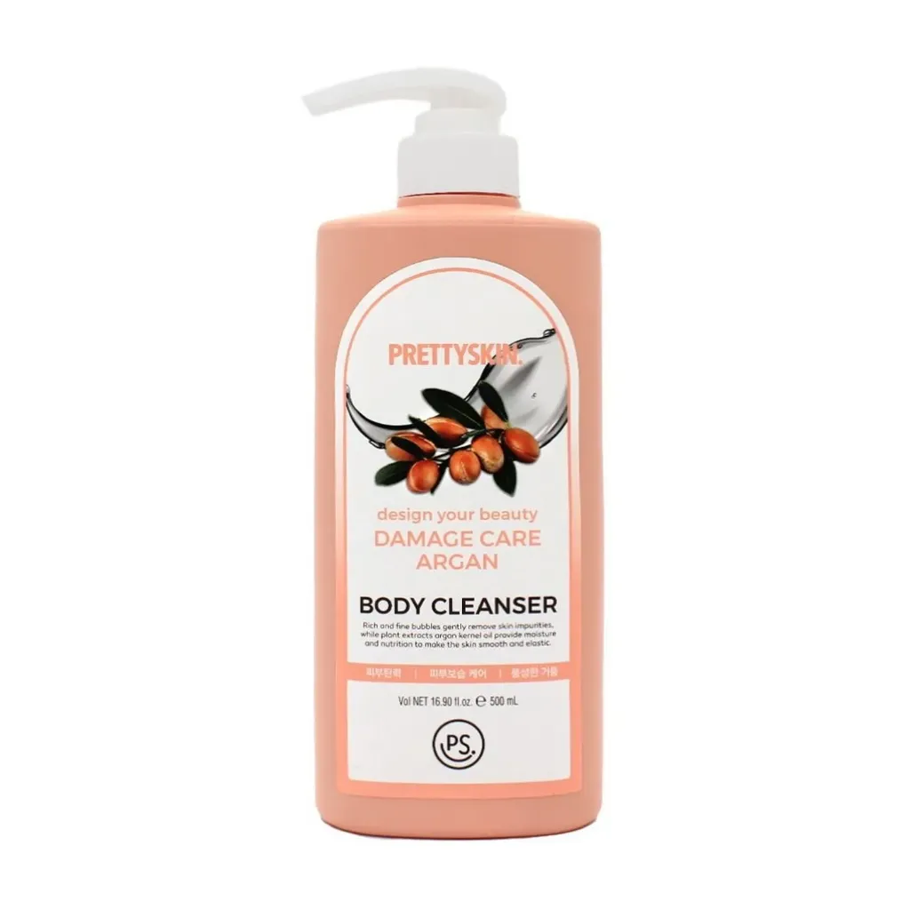 Pretty Skin DAMAGE CARE ARGAN BODY CLEANSER /  منظف الأرغان للعناية بأضرارالجسم