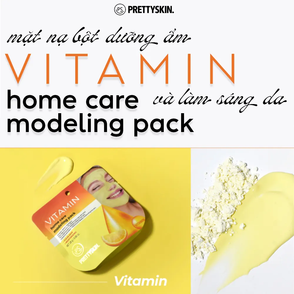 Pretty Skin HOME CARE MODELING PACK #vitamin / حزمة ماسك التشكيل (الفيتامين) للرعاية المنزلية