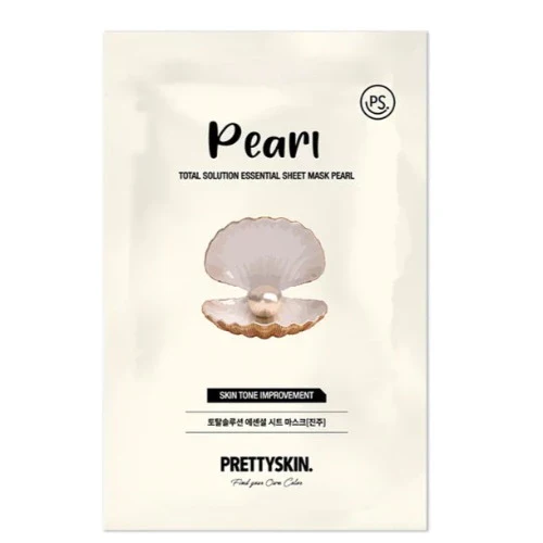 [BH-0300] Pretty Skin Total Solution Essential Sheet mask (Pearl) /ماسك اللؤلؤ