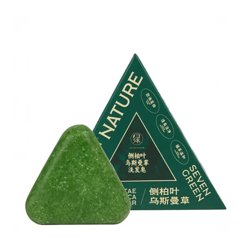 Nature Seven green Soap Shampoo Bar - صابونة الشعر
