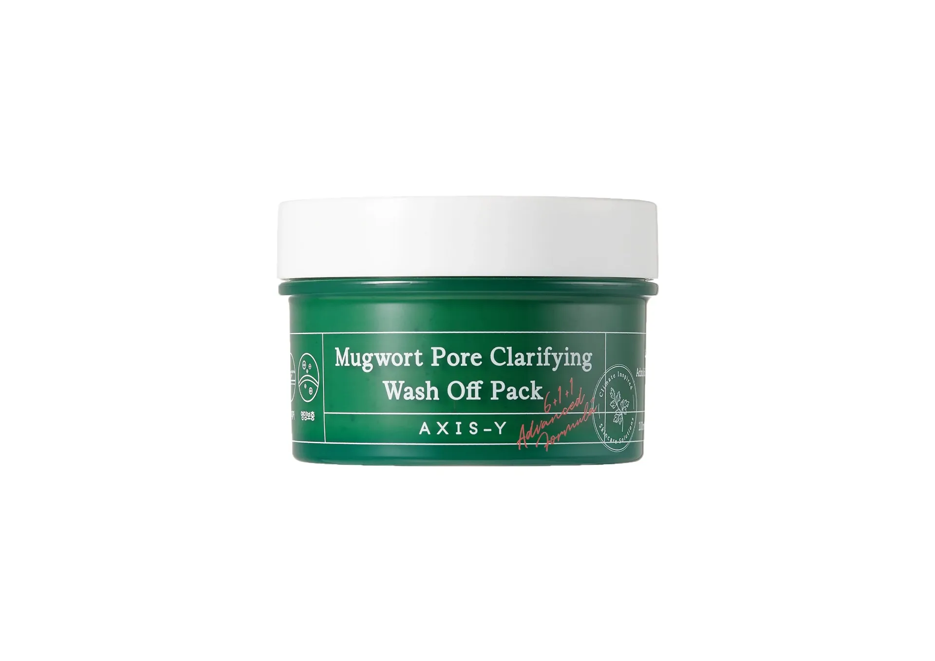 AXIS-Y Mugwort Pore Clarifying Wash Off Pack 100ml/ غسول لتنقية المسام بخلاصة الشيح 100  مل