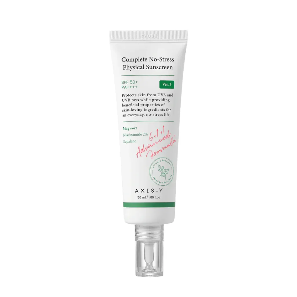 AXIS-Y Physical Suncreen SPF50+ / واقي الشمس الفيزيائي AXIS-Y