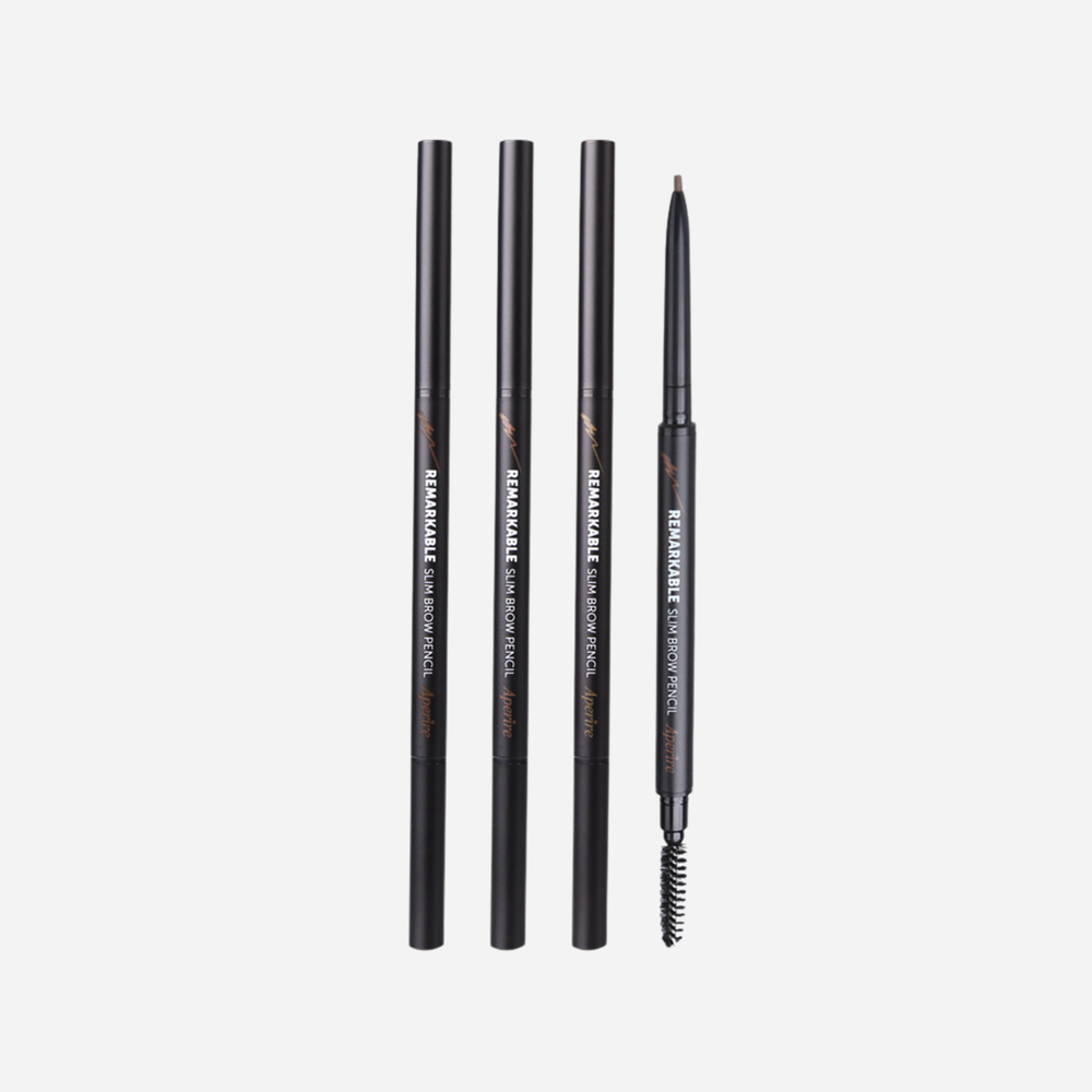 Aperire Remarkable Slim Brow Pencil- gray Brown / قلم حواجب رفيع رائع من Aperire