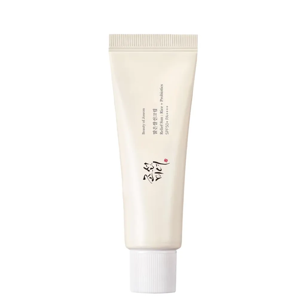 Beauty of Joseon Relief Sun  Rice + Probiotics /  واقي شمس لتخفيف تأثير الشمس: أرز + مركبات البروبيوتيك