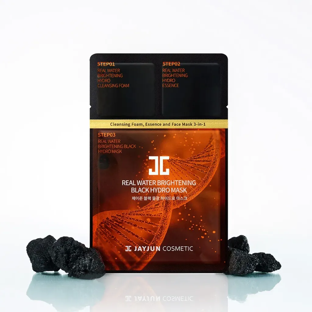 [BH-0160] JAYJUN REAL BLACK BRIGHTENING HYDRO MASK/ ماسك اسود / الماء الحقيقي