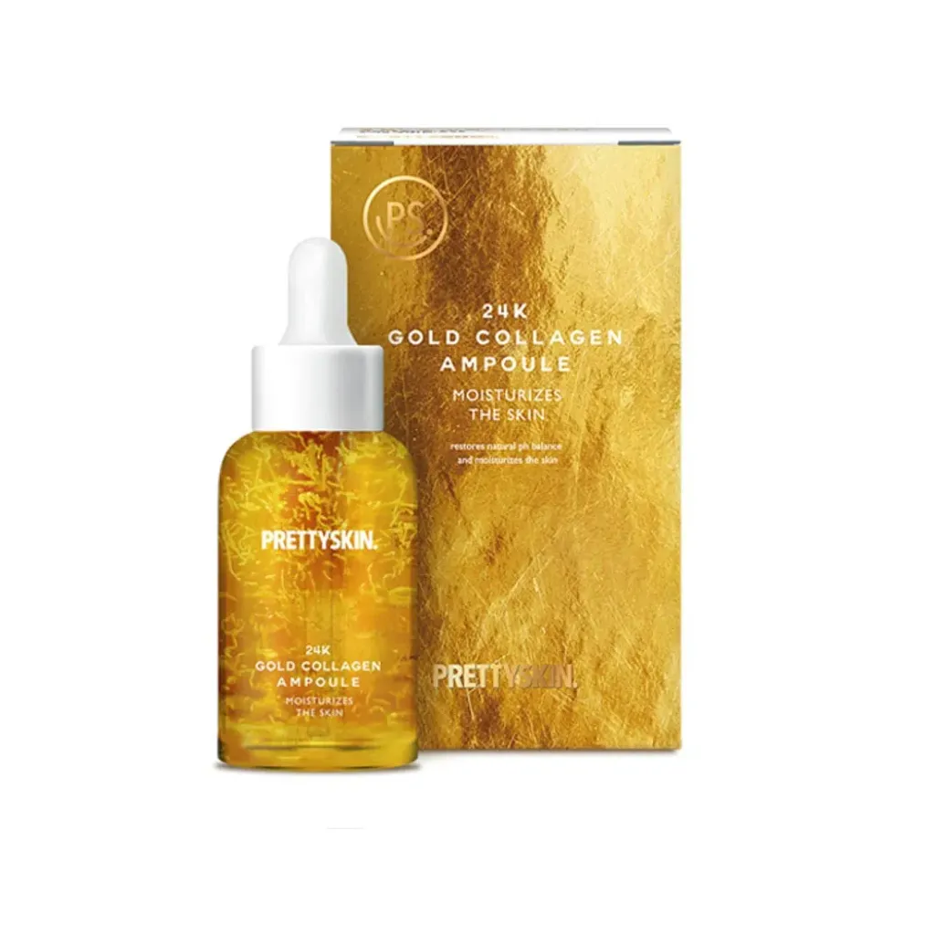 Pretty Skin 24K Gold Collagen Ample /سيروم الذهب و الكولاجين