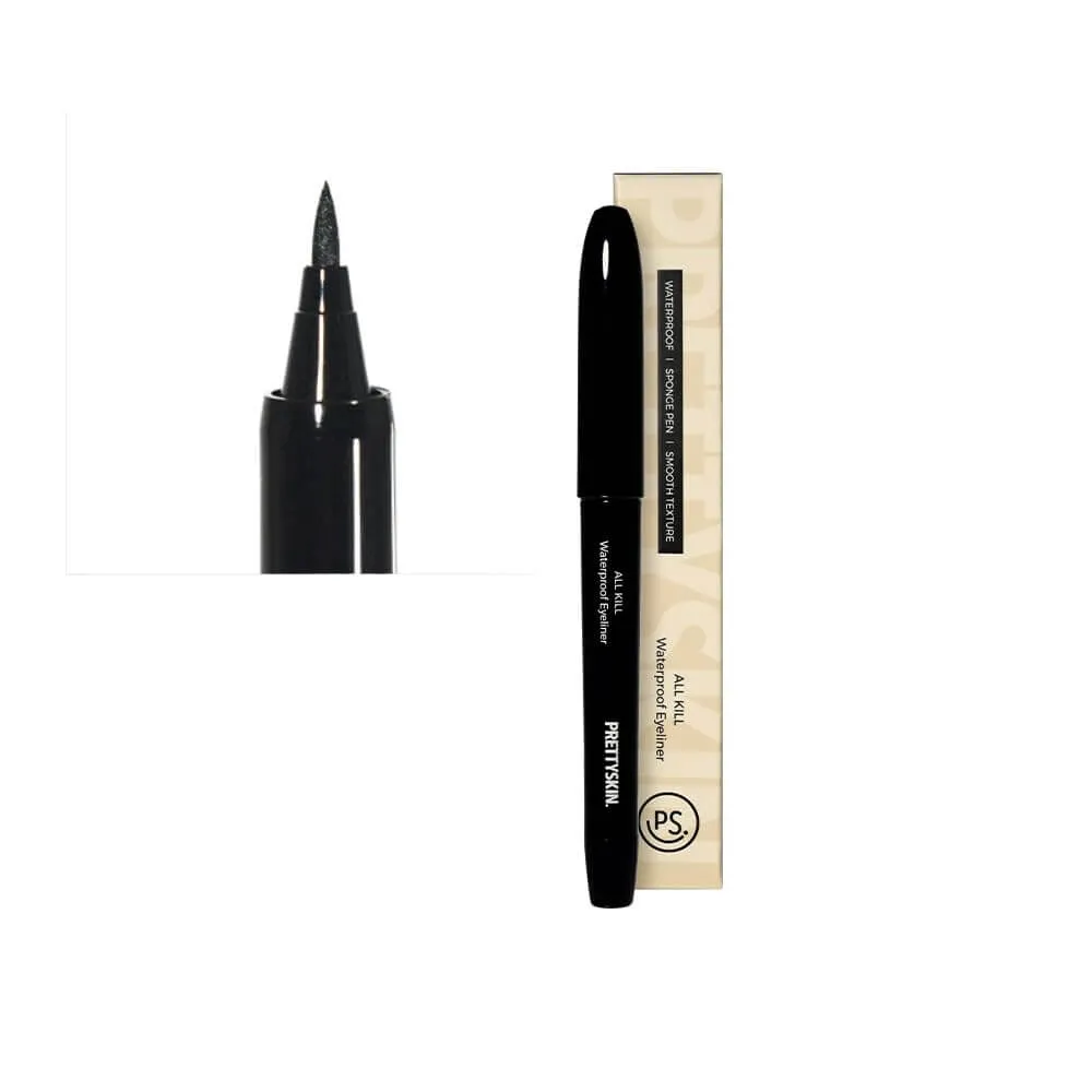 Pretty Skin ALL KILL WATERPROOF EYELINER / قلم تحديد العيون المضاد للماء